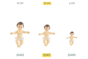 GESU' BAMBINO IN RESINA 10 CM