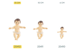 GESU' BAMBINO IN RESINA 15 CM