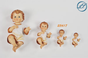 GESU' BAMBINO CON VESTITO 6 CM