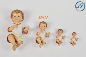 GESU' BAMBINO CON VESTITO 10 CM