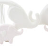Profumatore a forma di elefante in porcellana rosa con cuore, completo di astuccio. Dimensioni: 16x5xh.10 cm.