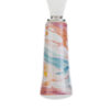 Apribottiglie con manico decorato in stile acquerello multicolore, 12 cm, presentato con astuccio elegante.