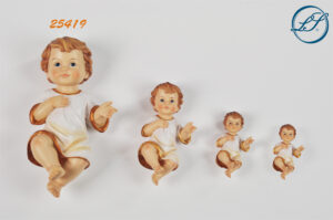 GESU' BAMBINO CON VESTITO 15 CM