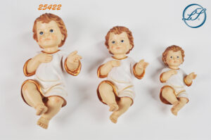 GESU' BAMBINO CON VESTITO 30 CM