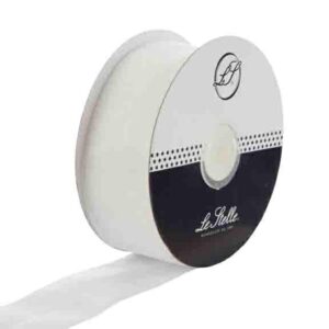 NASTRO ORGANZA BIANCO 40 MM X 50M *PREZZO NETTO*