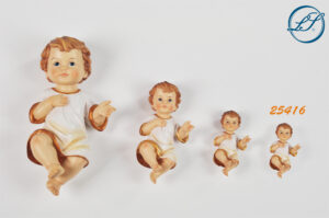 GESU' BAMBINO CON VESTITO 4 CM