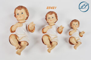 GESU' BAMBINO CON VESTITO 26 CM