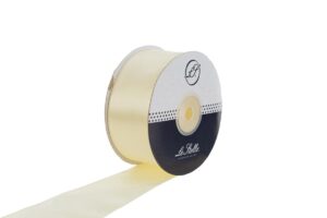 NASTRO DOPPIO RASO PANNA 40 MM X25M *PREZZO NETTO*