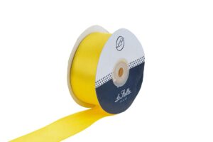 NASTRO DOPPIO RASO GIALLO 40 MM x 25M *PREZZO NETTO*