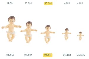 GESU' BAMBINO IN RESINA 10 CM