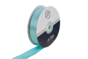 NASTRO DOPPIO RASO VERDE ACQUA 25 MMX 50 M *PREZZO NETTO*