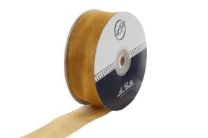 NASTRO ORGANZA CREMA 40 MM X 50 M *PREZZO NETTO*