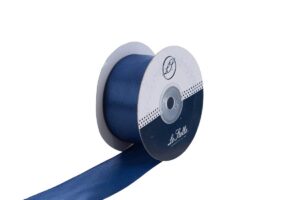 NASTRO DOPPIO RASO BLU SCURO 40 MM X25 M *PREZZO NETTO*