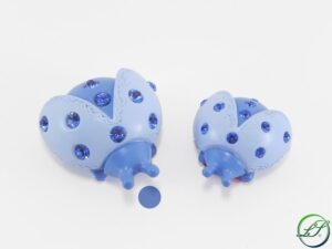 COCCINELLA IN RESINA COL. CELESTE 5X4X2,5 CM *OUTLET*