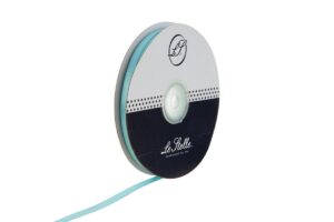 NASTRO DOPPIO RASO VERDE ACQUA 6MM X 50 M *PREZZO NETTO*