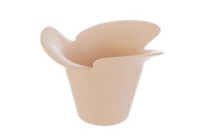 VASETTO CERAMICA COL.BEIGE 20,5x19xh.14CM