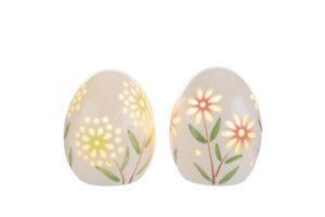 UOVO PORCELLANA DECORATA LED 2 ASS.7x7xh.8,5CM