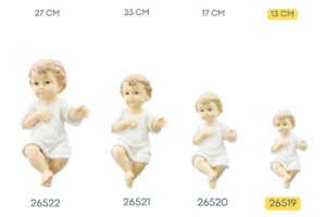 BAMBINO GESU' IN PORCELLANA H.13CM