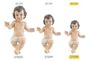BAMBINO GESU' IN RESINA H.20 CM