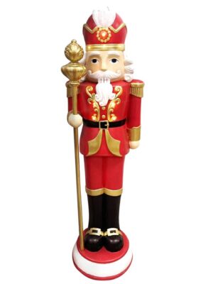 SOLDATO SCHIACCIANOCI GIGANTE LUCI 44x38xh.157CM
