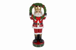 BABBO NATALE RESINA LED 24x22,5xh.61CM