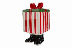 BARATTOLO NATALIZIO PORCELLANA 13x13xh.25CM