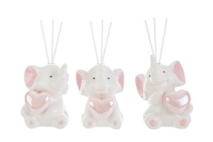 PROFUMATORE ELEFANTINO ROSA 3 ASS.7,5Xh.11,5CM C/ASTUCCIO