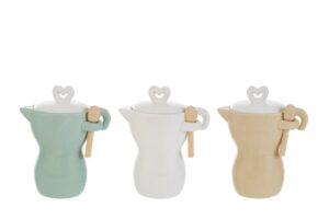 MOKA PORCELLANA 3 ASS.10x7xh.12,5 CM C/SHOPPER 156605