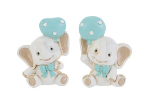 ELEFANTINO RESINA CALAMITA CELESTE 2 ASS.5,5x5,5 CM