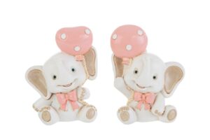 ELEFANTINO RESINA CALAMITA ROSA 2 ASS.5,5x5,5 CM