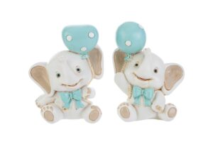 ELEFANTINO RESINA CELESTE 2 ASS.5,5xh.6 CM