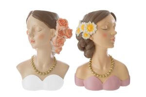 VASO GIRL RESINA 2 ASS.20x13xh.27CM