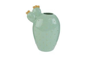 VASO CACTUS PORCELLANA 14x8xh.20CM C/SHOPPER 13893
