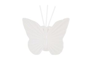 PROFUMATORE FARFALLA PORCELLANA 13x7xh.10CM BIANCO C/ASTUCCIO