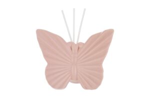PROFUMATORE FARFALLA PORCELLANA 13x7xh.10CM ROSA C/ASTUCCIO