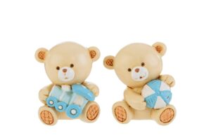 CALAMITA ORSETTO RESINA CELESTE 2 ASS.3,5x4,5 CM