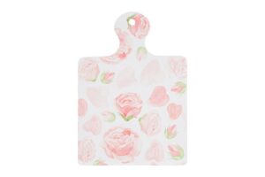 TAGLIERE DEC.ROSE CERAMICA 17x24CM C/ASTUCCIO