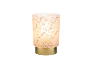 LAMPADA VETRO MAGNOLIA d.9xh.12,5cm C/SHOPPER 13694