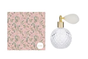 PORTAPROFUMO SPRAY 100ML RICARICABILE VETRO 6,5x10,5CM C/ASTUCCIO