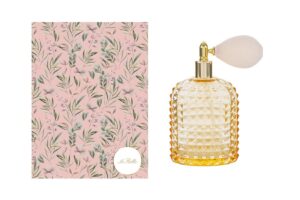 PORTAPROFUMO SPRAY 100ML RICARICABILE AMBRA 6,5x4x12CM C/ASTUCCIO