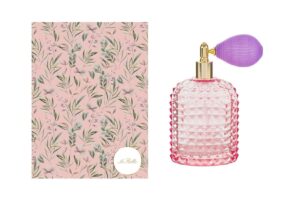 PORTAPROFUMO SPRAY 100ML RICARICABILE ROSA 6,5x4x12CM C/ASTUCCIO