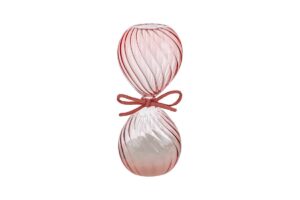 CLESSIDRA VETRO COL.ROSA 12CM C/ASTUCCIO