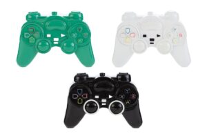 SALVADANAIO JOYSTICK RESINA 3 COL.ASS.16x5xh.11CM