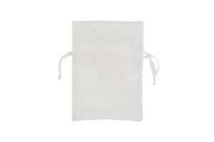 SACCHETTO RASO LUCIDO COL.BIANCO10x14CM