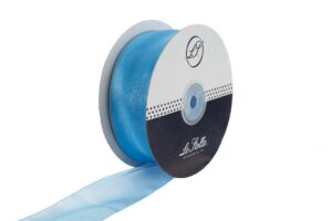 NASTRO ORGANZA CELESTE 40 MM X 50 M *PREZZO NETTO*