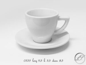 TAZZA CAPPUCCINO 11,5XH.7,5XD.8,5 CM