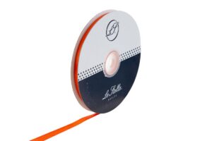 NASTRO DOPPIO RASO ARANCIO 6 MM X 50M *PREZZO NETTO*