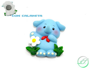ELEFANTE IN RESINA C/MAGNETE 4,5X3,5XH.4 CM. *OUTLET*