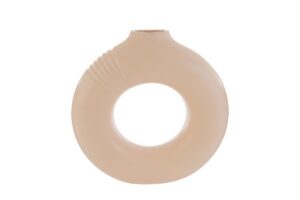 VASO CERAMICA COL.BEIGE 34x9xh.33CM