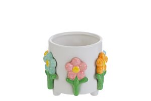 VASO CERAMICA DEC.FIORI diam.13xh.11CM